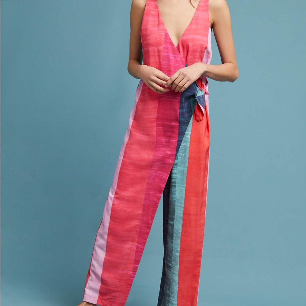 Mara Hoffman Meryl Striped Jumpsuit- NWT